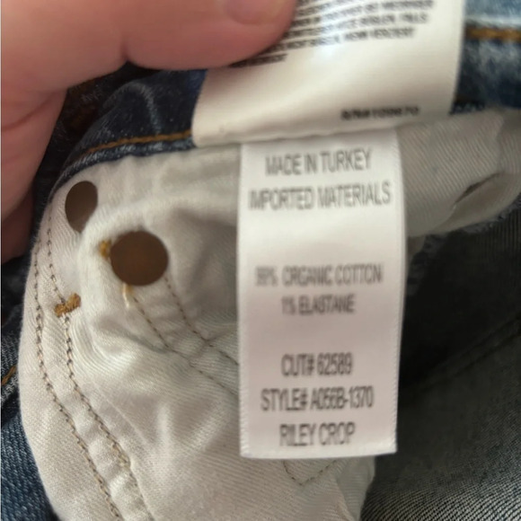 AGOLDE HIGH RISE RILEY CROP SIZE 25 - Picture 9 of 10